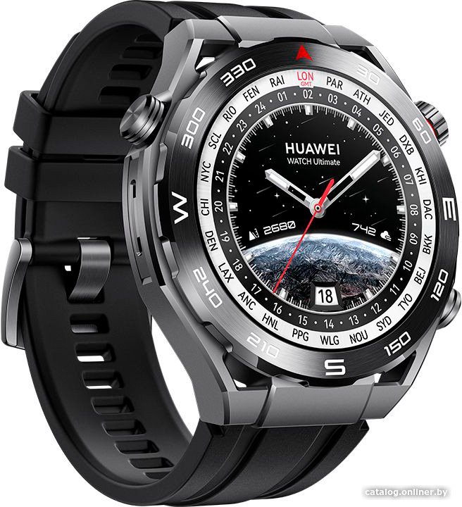 Умные часы Huawei Watch Ultimate (черные скалы)