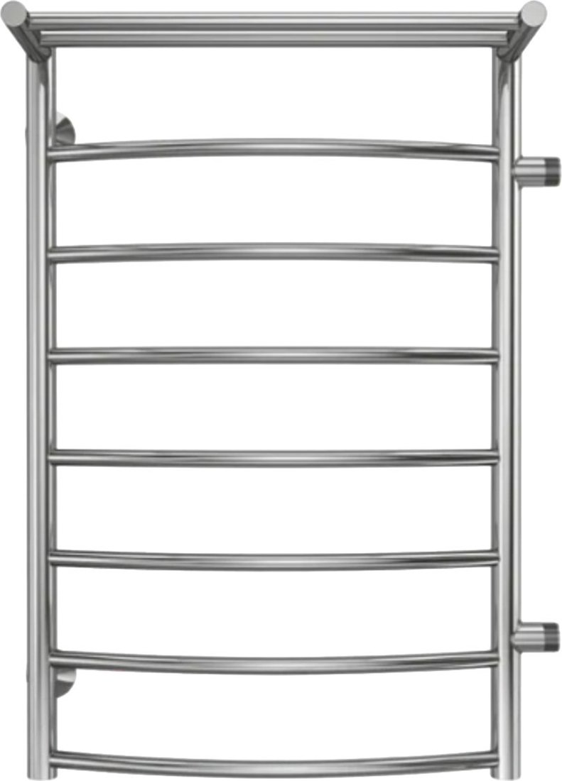 Полотенцесушитель Wellerein Forma П8 500x800 (с полкой, боковое подключение, левый) Полотенцесушитель Wellerein Forma П8 500x800 (с полкой, боковое подключение, левый)
