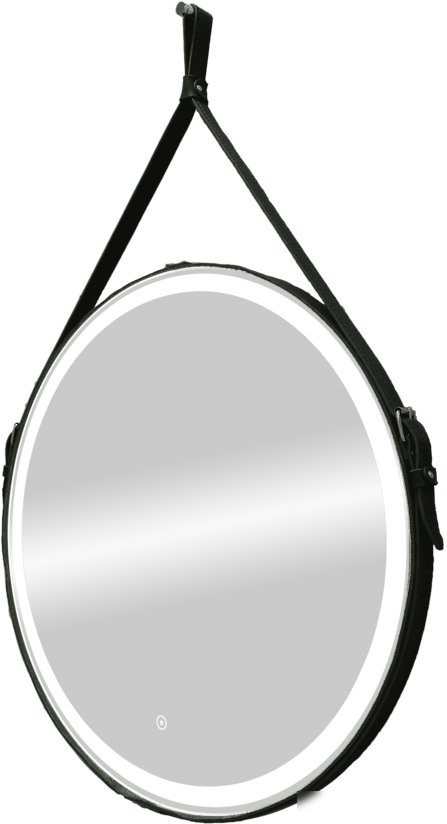 Континент Зеркало Millenium Black Led D 65 (натуральная кожа, черный)