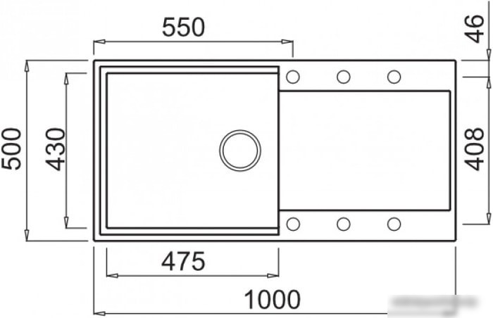 Кухонная мойка Elleci Easy 480 Bianco Antico 62