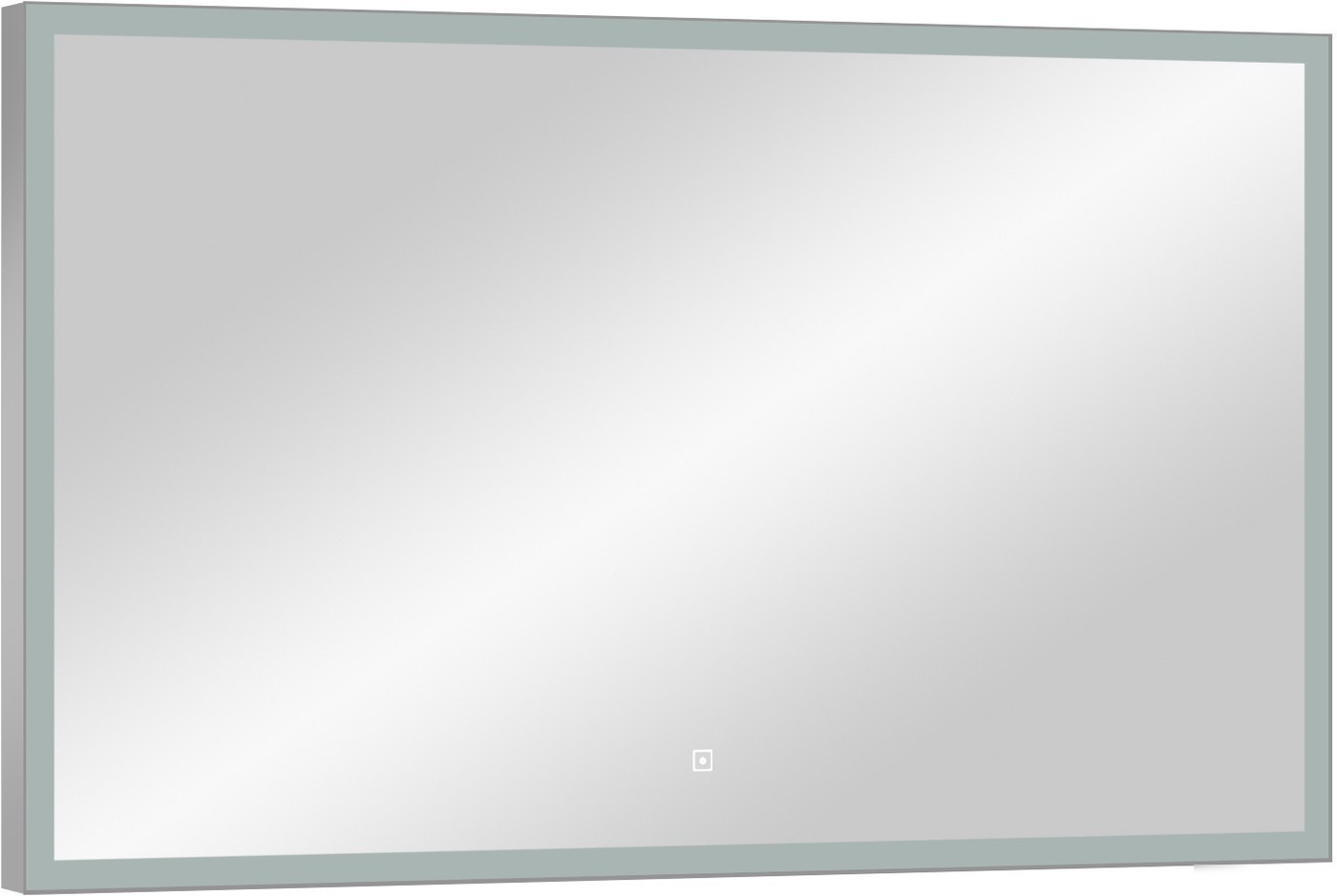 Континент Зеркало Frame Silver Led 100x70