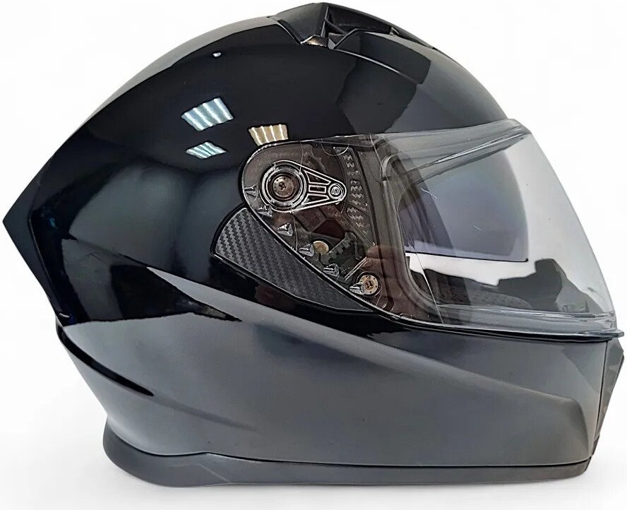 Мотошлем AIM JK320 320-001-XXXL (XXXL, черный глянец)