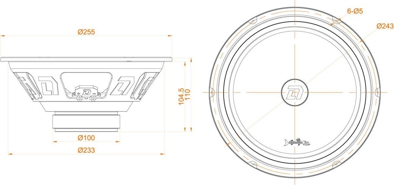 Коаксиальная АС DL Audio Barracuda 250