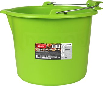 Ведро Decor 633-405 (5 л, зеленый)
