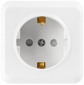 Розетка Smart Buy SBE-03w-16-S1-Z-c