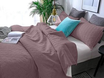 Покрывало Bellissimo Pallada 210х230 25290521-58P (сухая слива)