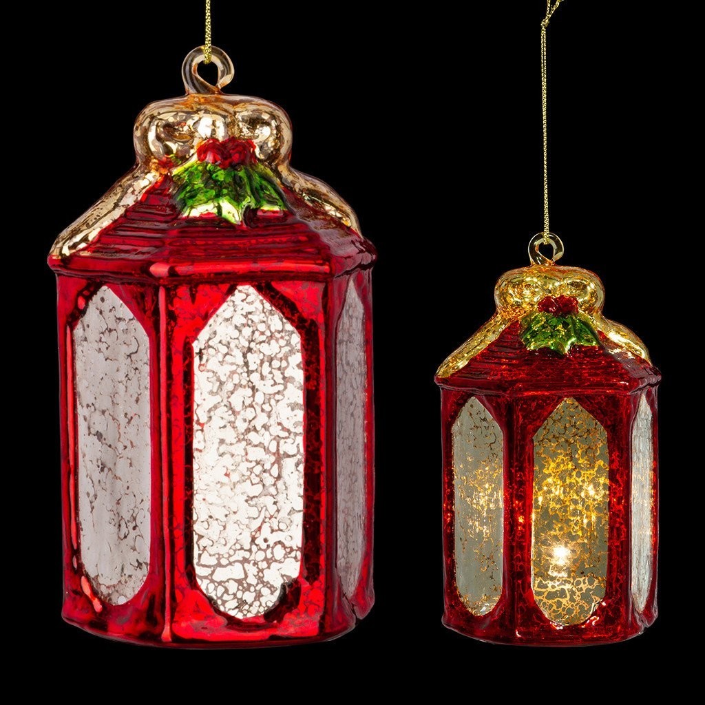 Елочная игрушка Erich Krause Decor. Фонарь с подсветкой 64463