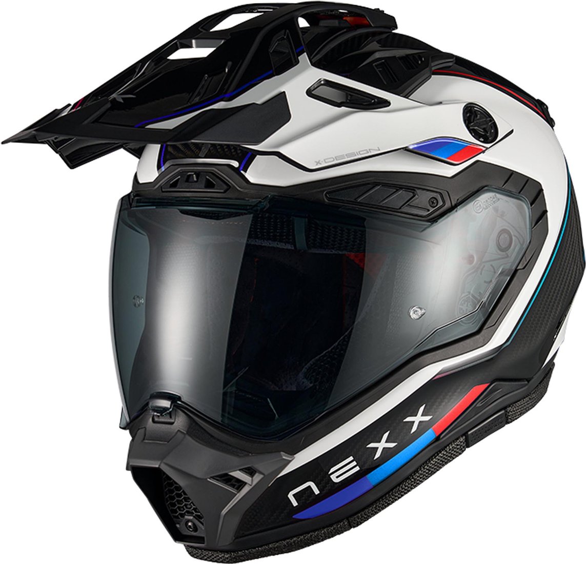 Мотошлем Nexx Helmets X.Rally Raid (L, синий/красный)