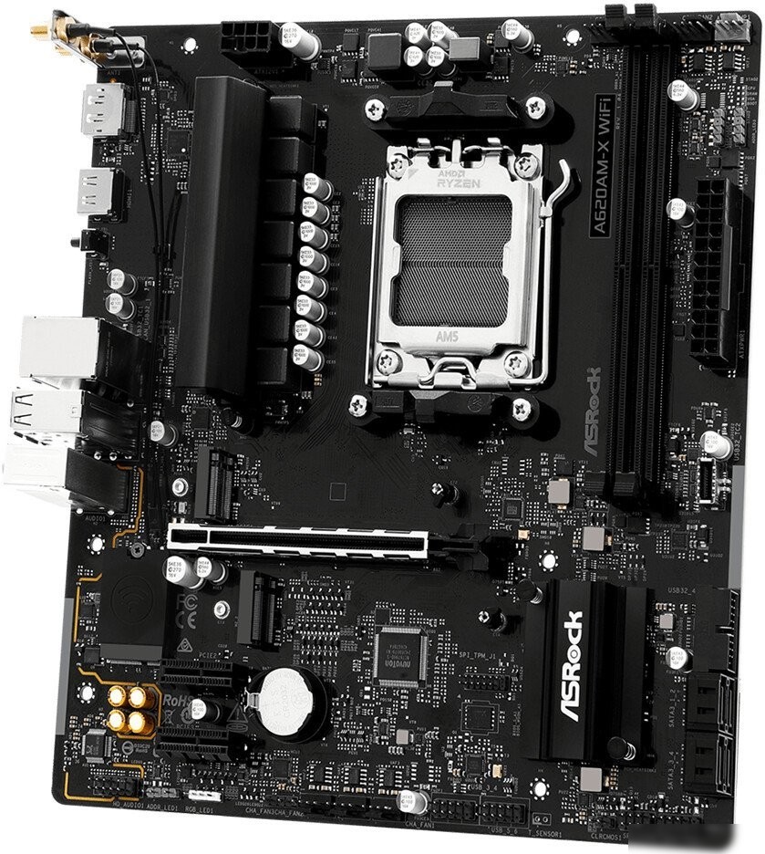 Материнская плата ASRock A620AM-X WiFi