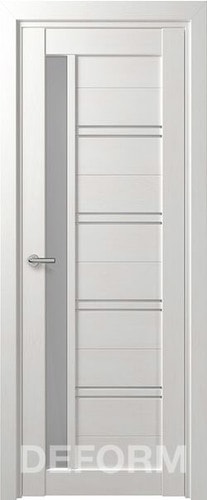 Межкомнатная дверь Юркас Deform D19 ДО 60x200 (дуб шале снежный/мателюкс)
