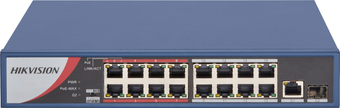Неуправляемый коммутатор Hikvision DS-3E0318P-E/M(B)