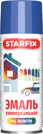 Эмаль Starfix универсальная SM-99038-1 0.52 л (синий)