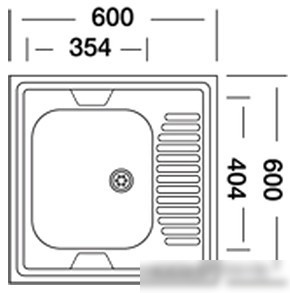 Кухонная мойка Kromevye N 209