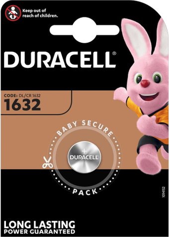Батарейка DURACELL CR1632 Lithium 3V