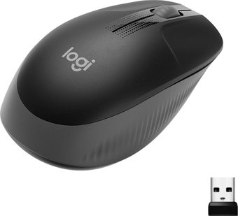 Мышь Logitech M190 (черный/темно-серый)