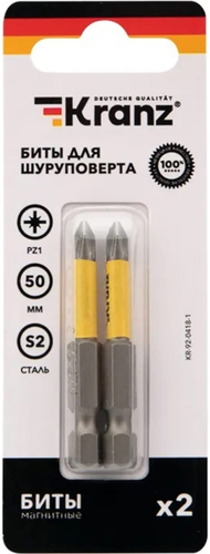 Набор бит Kranz KR-92-0418-1 (2 шт)