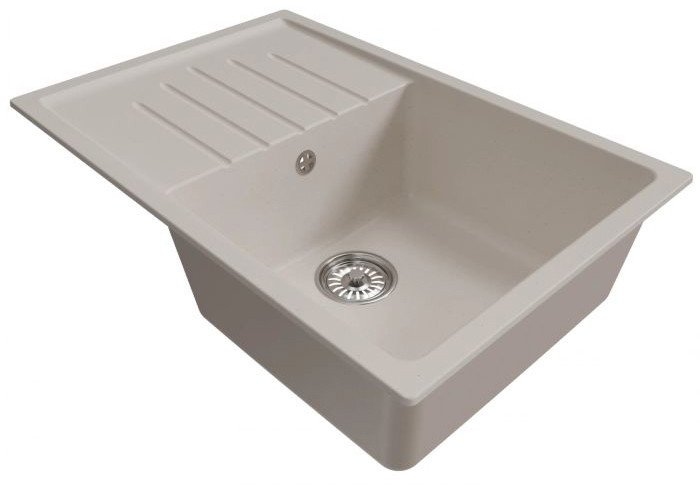 Кухонная мойка Mixline ML-GM19 551986 (белый)