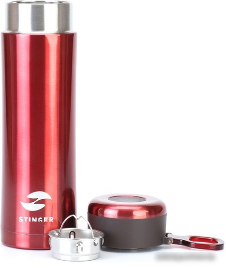 Термокружка Stinger HW-420-32-7620 0.42л (красный металлик)