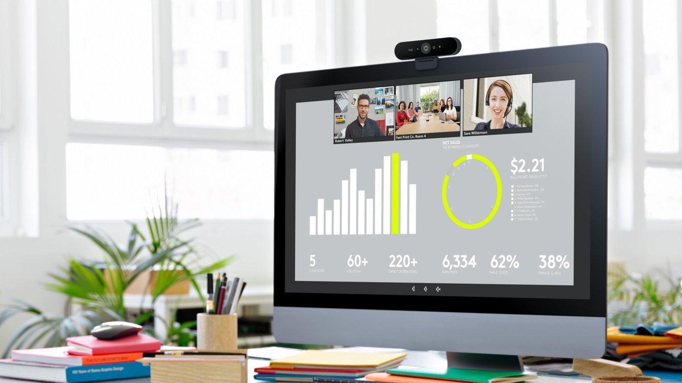 Веб-камера Logitech Brio Ultra HD Pro Business Webcam
