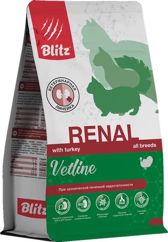 Сухой корм для собак Blitz Pets Vetline Hypoallergenic с индейкой 4307В (1.5 кг)