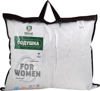 Спальная подушка Реноме For Women 68x68 14/122 (заменитель лебяжьего пуха тик)