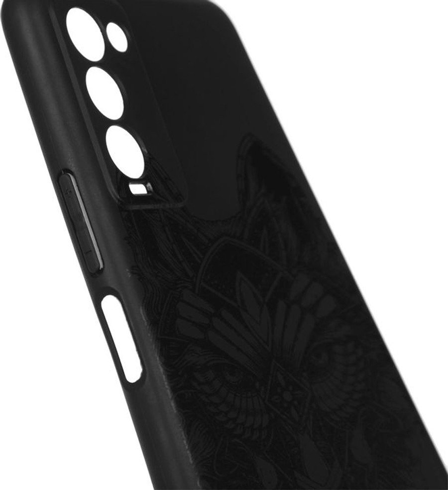 Чехол для телефона BoraSCO ArtWorks для Tecno Camon 18/18P 51147 (черный/рисунок)