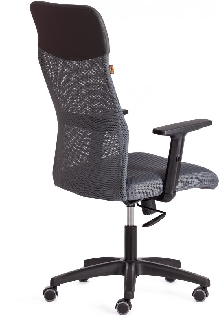 Офисное кресло TetChair Practic Plt ткань/кожзам (серый)