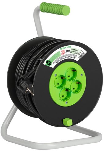 Удлинитель на катушке ЭРА GREEN LINE KAT-3x1.5-40m Б0065132
