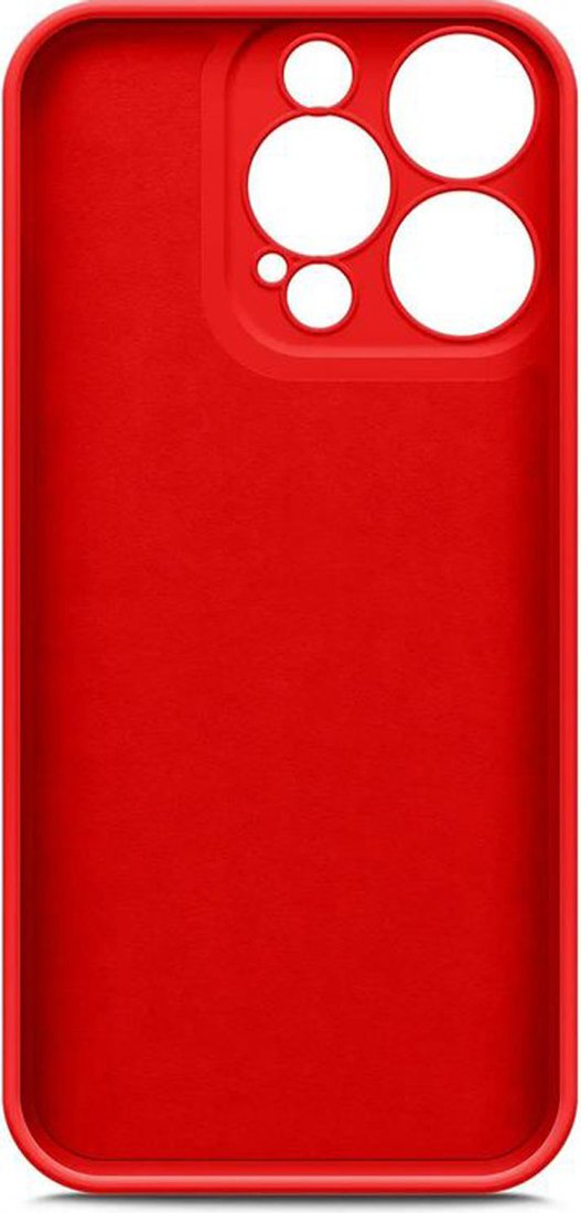 Чехол для телефона BoraSCO Microfiber Case для Apple iPhone 14 Pro 70808 (красный)