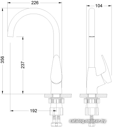 Смеситель Lemark Linara LM0405C