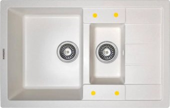 Кухонная мойка Ecoshtein Rechteck 781.5 (латте)