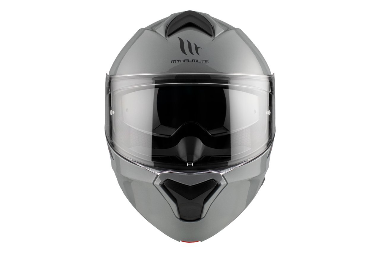 Мотошлем MT Helmets Genesis SV Solid A12 (L, серый глянцевый)