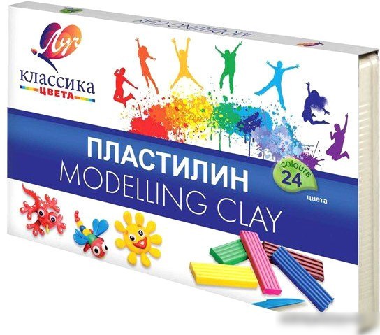 Пластилин Луч Классика 28С 1642-08 (24 цв)