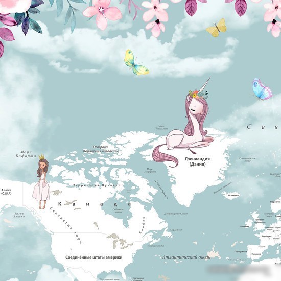 Виниловые обои Citydecor Princess 9 200x140