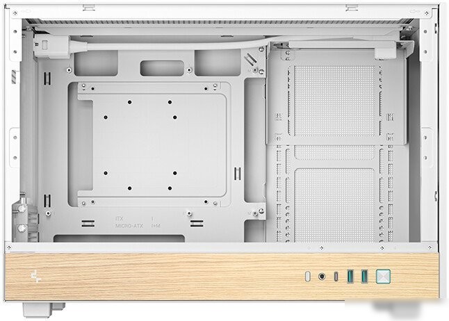 Корпус DeepCool CH260 Wood WH R-CH260-WHNWM0-G-1