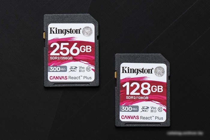 Карта памяти Kingston Canvas React Plus SDXC 128GB (с кардридером)