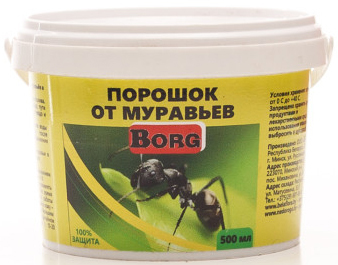 Средство от насекомых Borg Против муравьев 500 мл