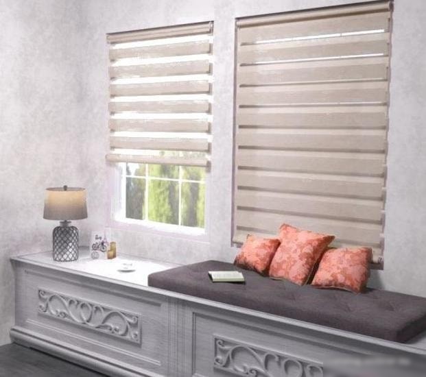 Мини рулонные шторы Lm Decor Грация ДН LB 10-11 48x160