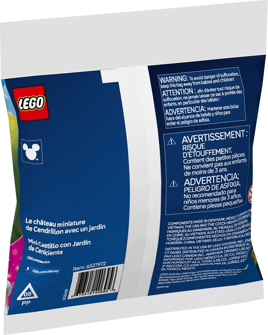 Конструктор LEGO Disney 30695 Маленький замок Золушки в саду