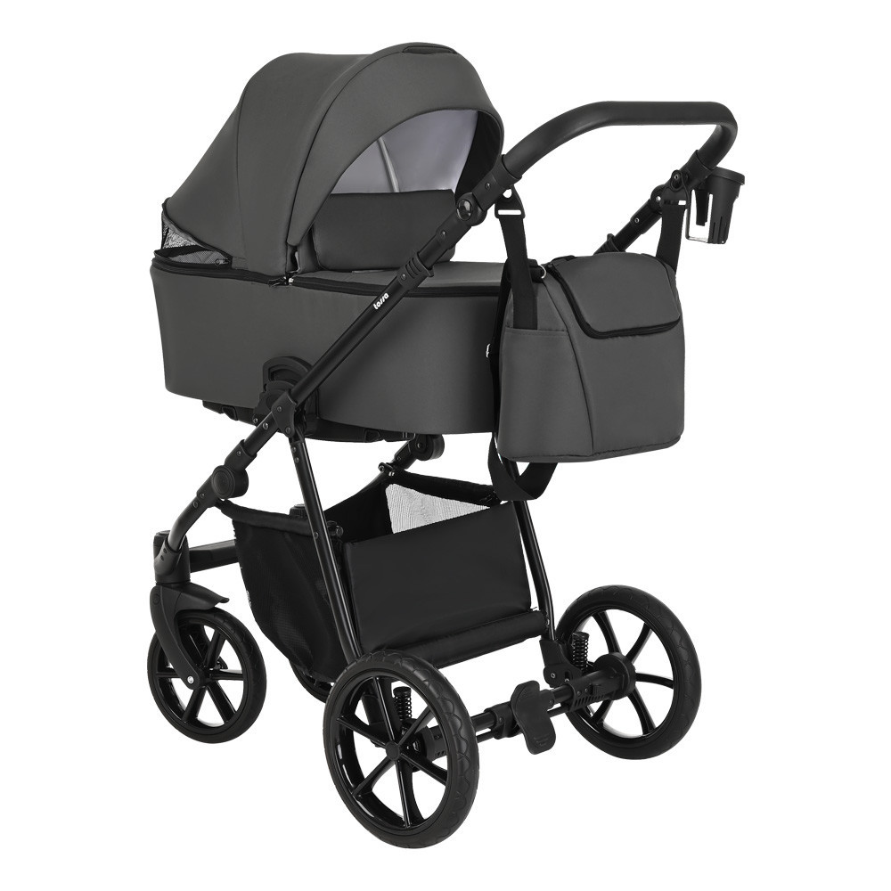 Универсальная коляска Pituso Tossa 2 в 1 (black)