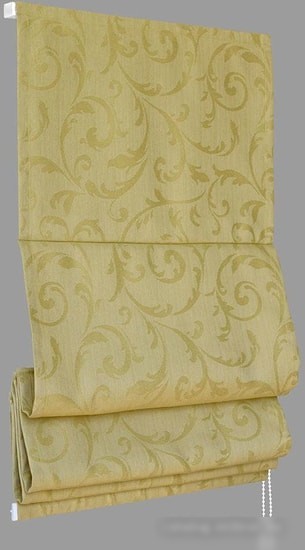 Мини римская штора Delfa Fantezi СШД 01М134/006 43x160 (оливковый)