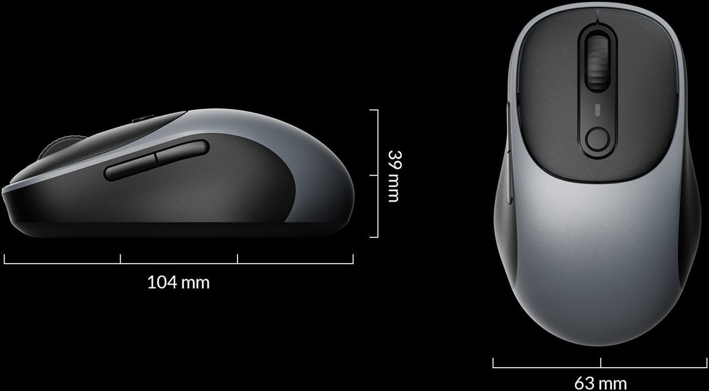 Мышь Keychron BM24 Wireless (серый)
