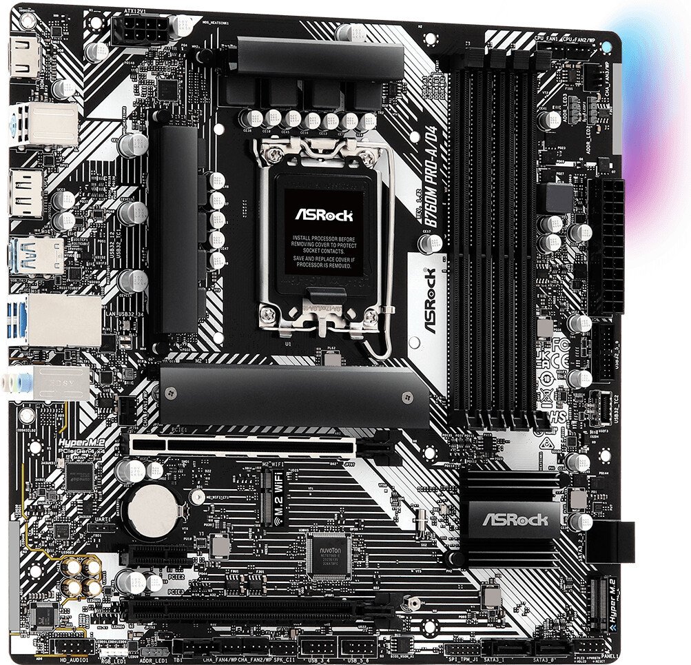 Материнская плата ASRock B760M Pro-A/D4