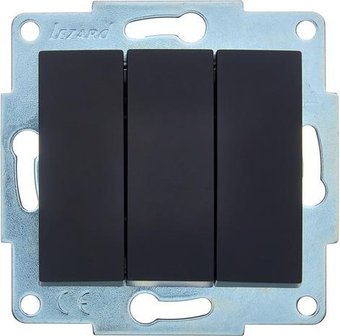 Выключатель Lezard Asti 7081-4288-109 (черный бархат)