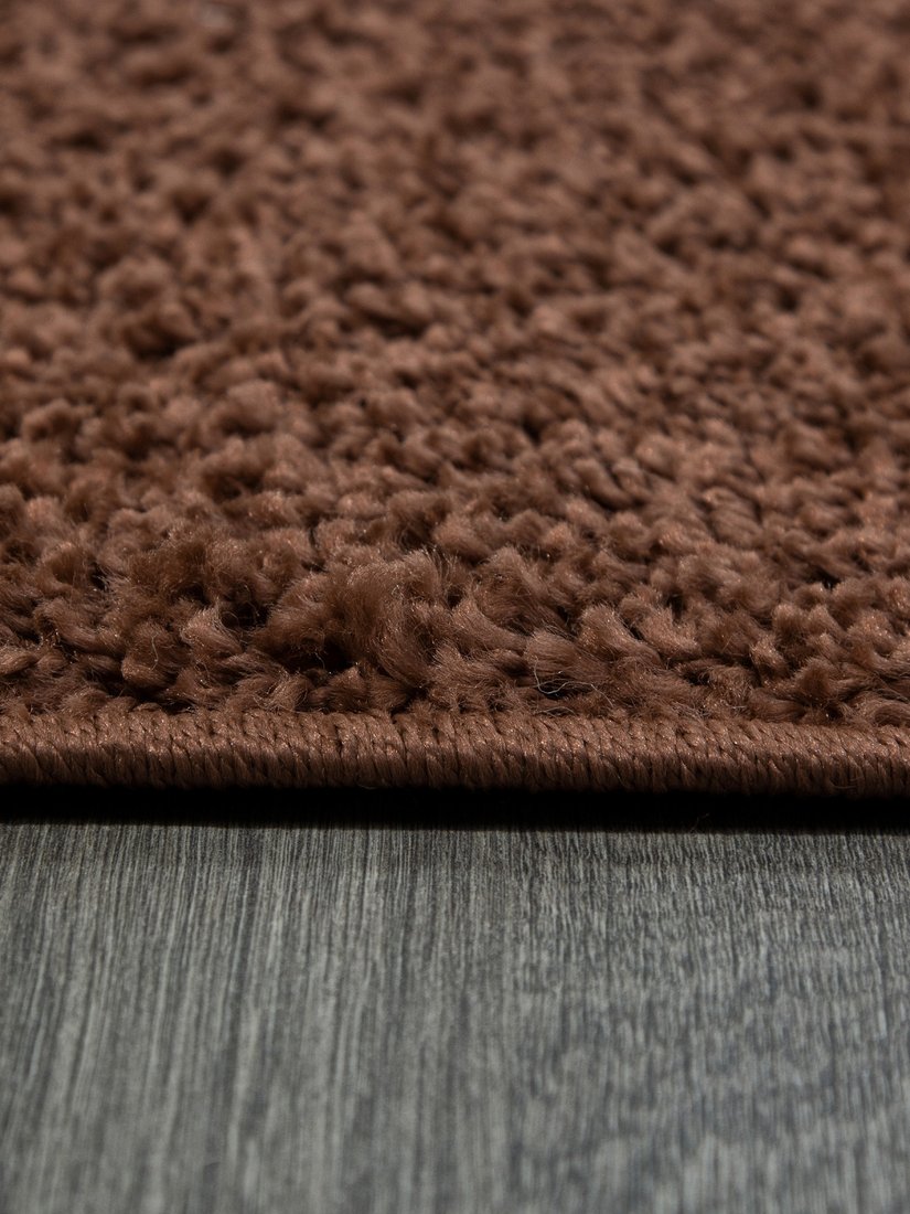 Ковер для жилой комнаты Merinos Lana T600-OVAL-BROWN (1.5x2.3)