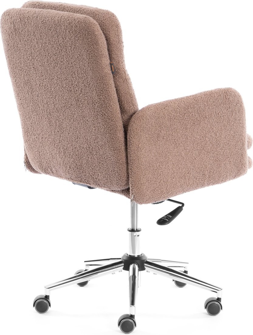 Офисное кресло TetChair Dover (хром/букле/коричневый)