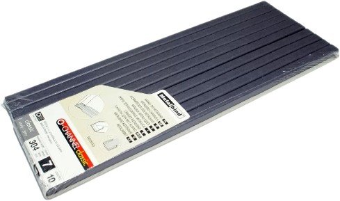 Металлический канал для переплета OPUS Classic 304x7 мм OCH0730410SZA (10 шт, серый)