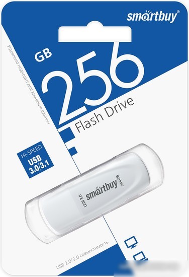 USB Flash SmartBuy Scout 3.0 256GB (белый)