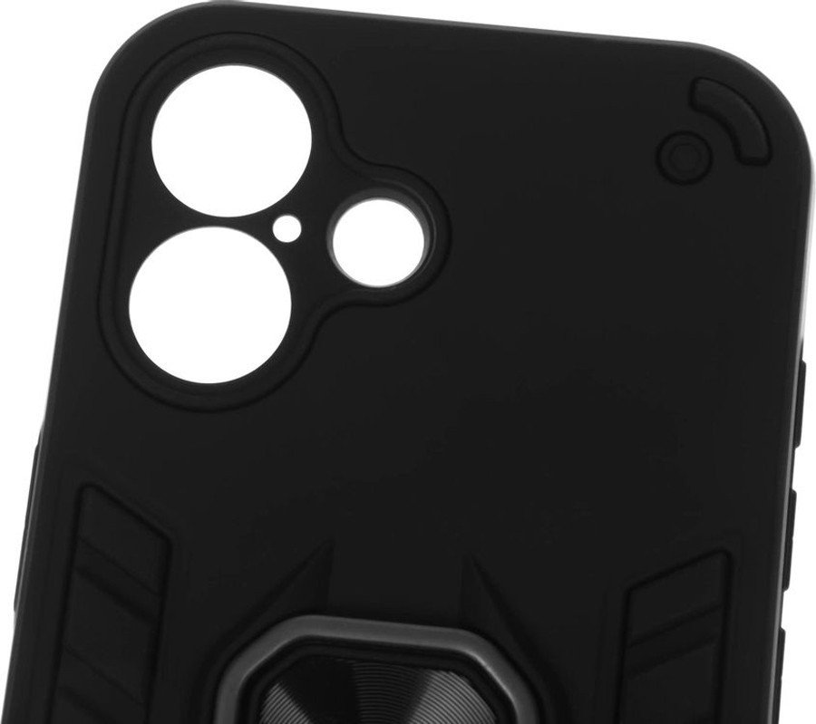 Чехол для телефона BoraSCO Anti-Shok Case для Apple iPhone 16 74537 (черный)