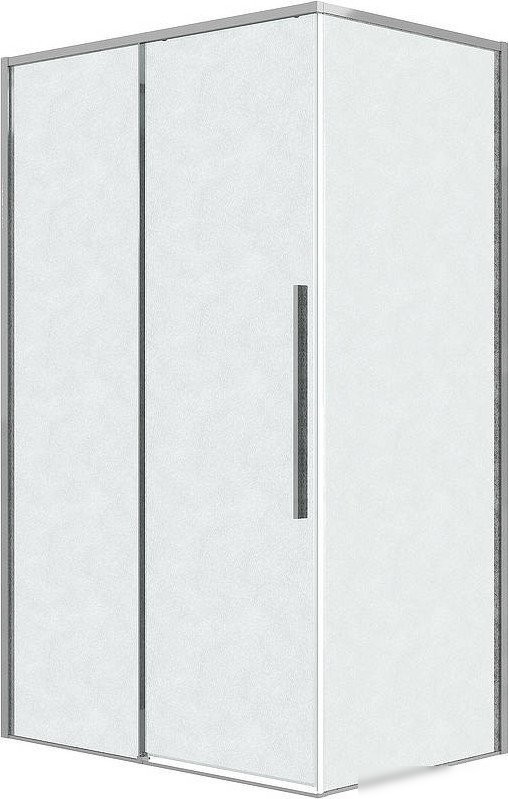 Душевая стенка Grossman Galaxy 100х195 200.K33.01.100.10.02 (хром/стекло шиншилла)